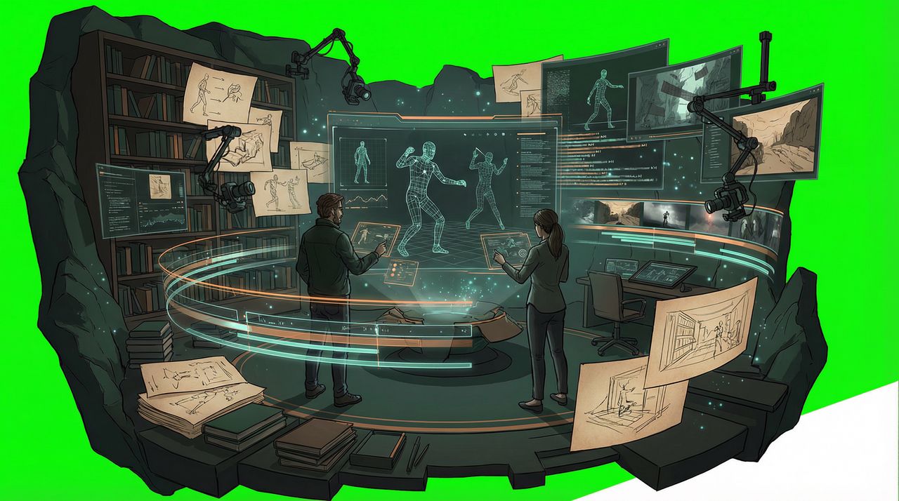 乐鱼体育AI辅助创作与视频分析示意图